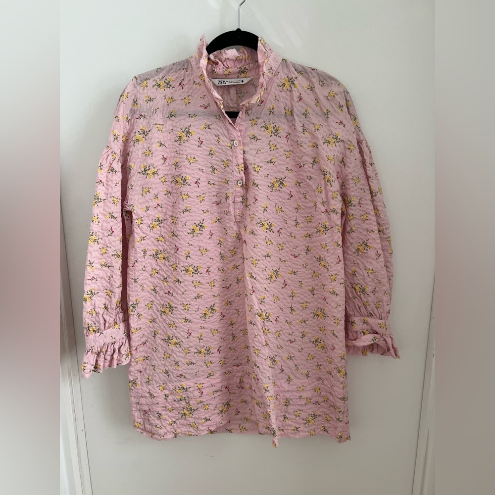 Zara Pink Floral Dress